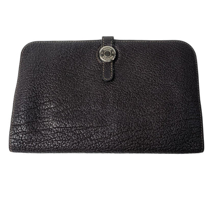 Hermes Dogon Duo GM Bifold Wallet with Coin Case Leather