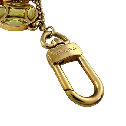 Louis Vuitton Ice Flower Key Holder Porte Cles Cienne Gold — view 6