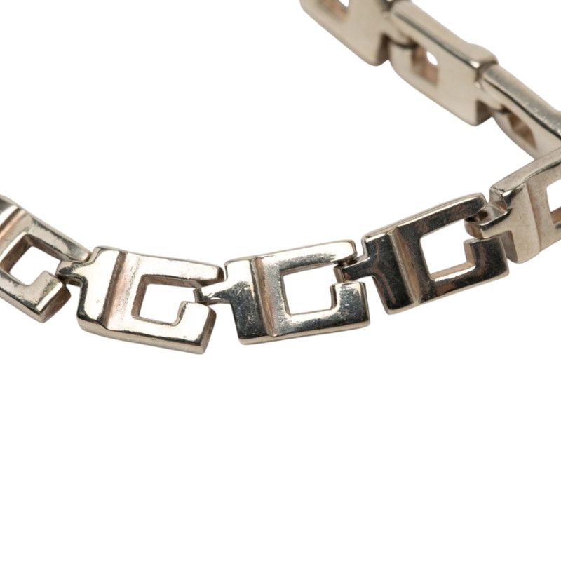 Gucci Glogo Chain Bracelet Silver