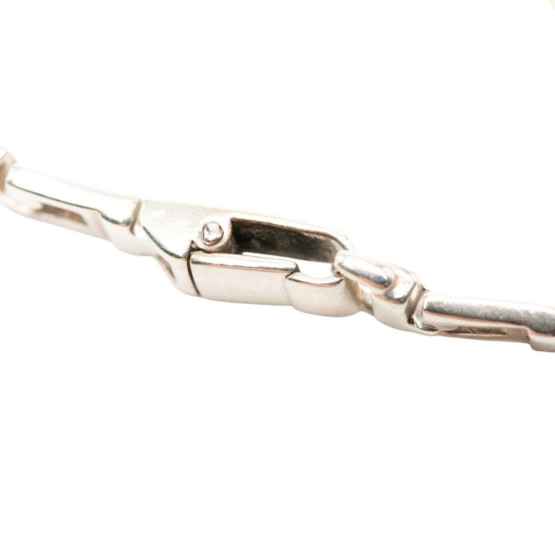 Gucci Glogo Chain Bracelet Silver