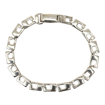 Gucci Glogo Chain Bracelet Silver