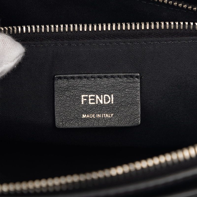 Fendi by the Way 2-Way Shoulder Bag Black Multicolor Leather