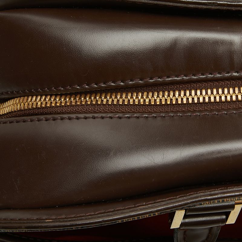 Louis Vuitton Damier Sarria Oriental Handbag Brown Leather