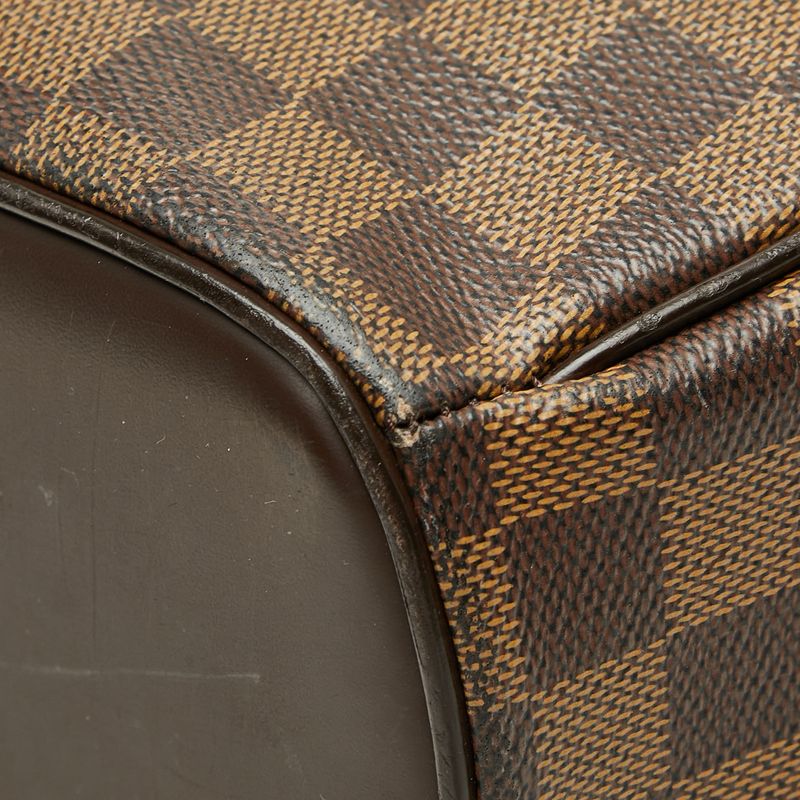 Louis Vuitton Damier Sarria Oriental Handbag Brown Leather