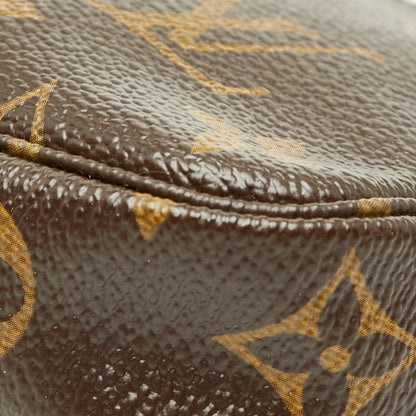 Louis Vuitton Monogram Mini Pochette Accessoire T&b Pouch Mini Handbag Brown