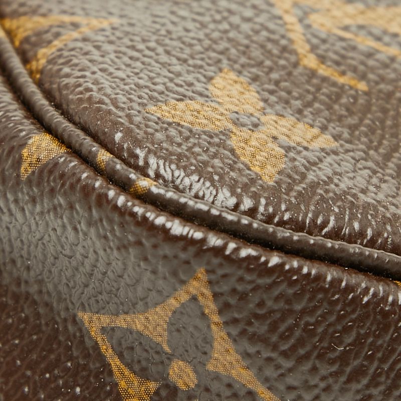 Louis Vuitton Monogram Mini Pochette Accessoire T&b Pouch Mini Handbag Brown