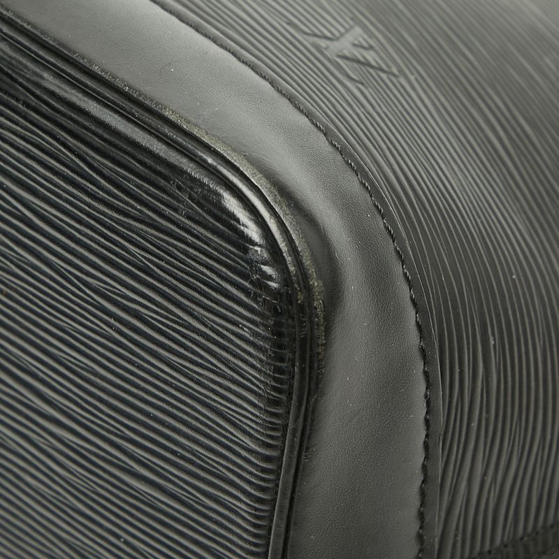 Louis Vuitton Epi Alma Shoulder Bag Noir Black Leather