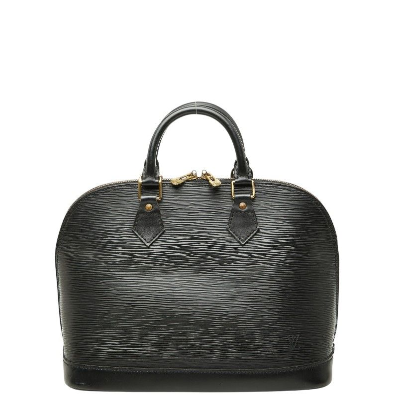 Louis Vuitton Epi Alma Shoulder Bag Noir Black Leather
