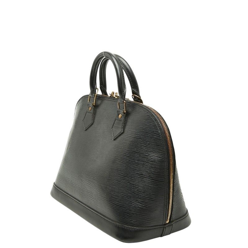 Louis Vuitton Epi Alma Shoulder Bag Noir Black Leather