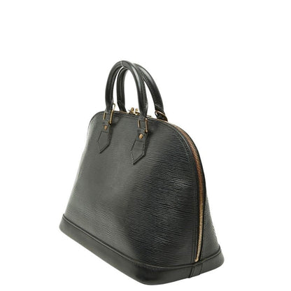 Louis Vuitton Epi Alma Shoulder Bag Noir Black Leather