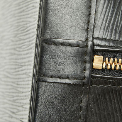 Louis Vuitton Epi Alma Shoulder Bag Noir Black Leather
