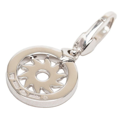 Bvlgari Tondosan Pendant Top Charm 18k White Gold