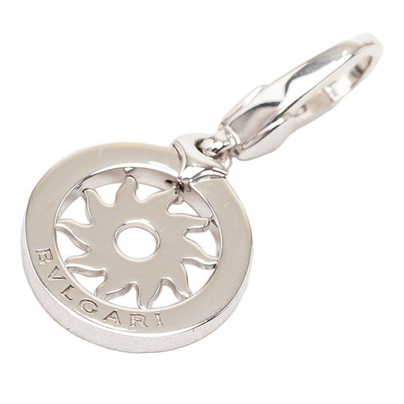 Bvlgari Tondosan Pendant Top Charm 18k White Gold