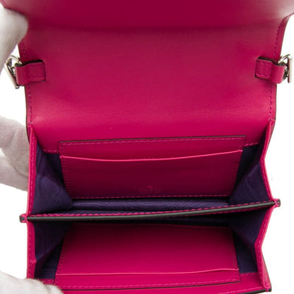 Gucci GG Marmont Matelasse Mini Chain 2-Way Shoulder Bag Pink Nylon Leather