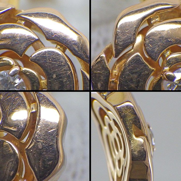 Chanel Ring Camellia Point Diamond 18k Pink Gold — view 5