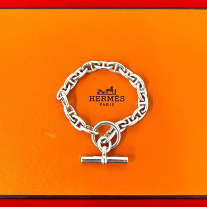Hermes Vintage Chaine D'ancre PM 18 Links Martin Margiela Era 925 Sterling