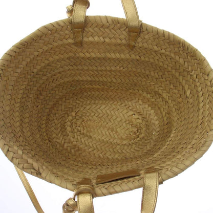 Celine Teen Triomphe Basket Tote Shoulder Bag 2-Way Beige an — view 5