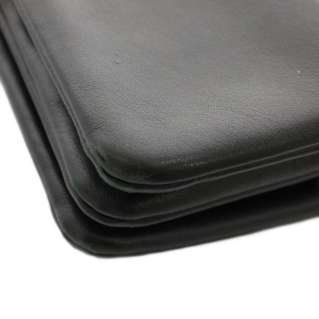 Celine Trio Small Shoulder Bag Leather Black YM — view 7