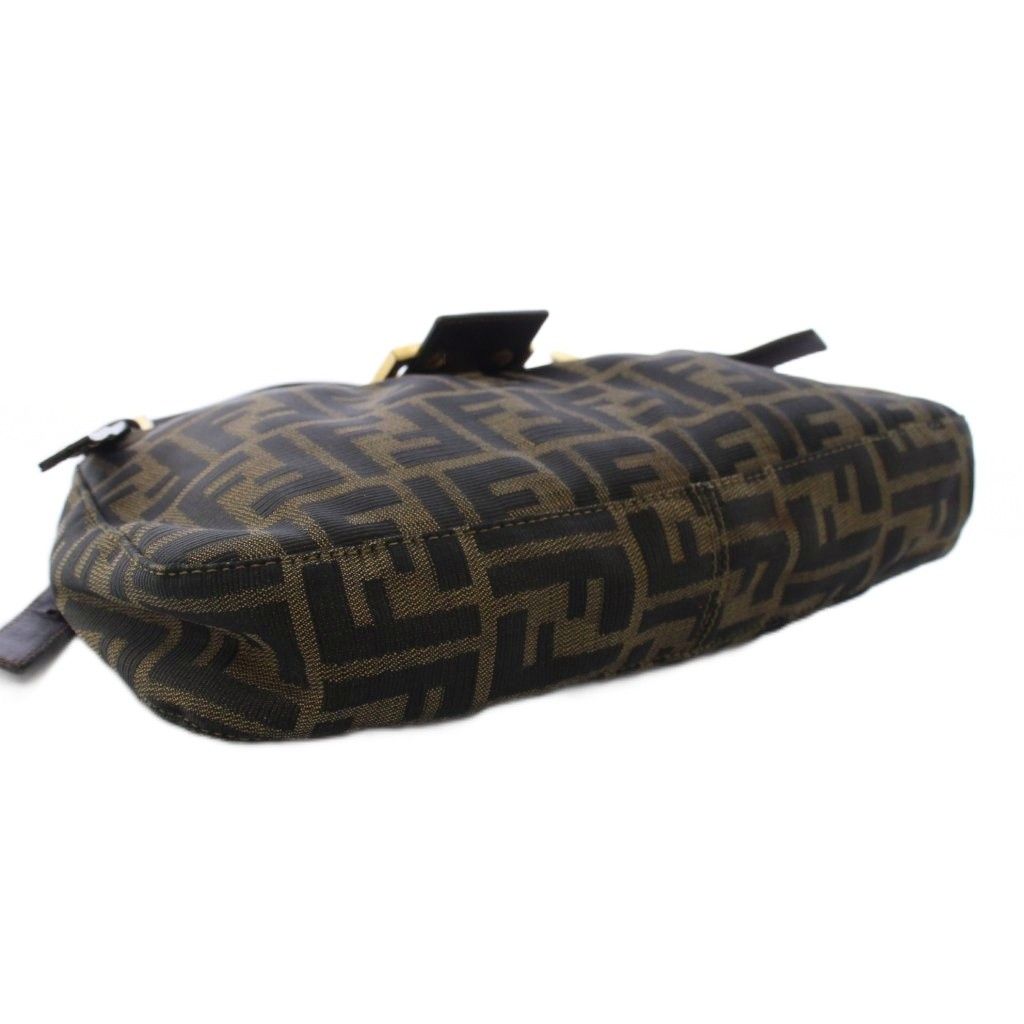 Fendi Zucca Pattern Mamma Bucket Handbag Brown an OH — view 4