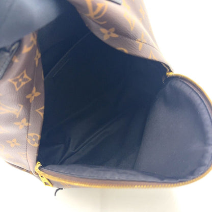Louis Vuitton Palm Springs Backpack MM Monogram Leather Brown Gold — view 4