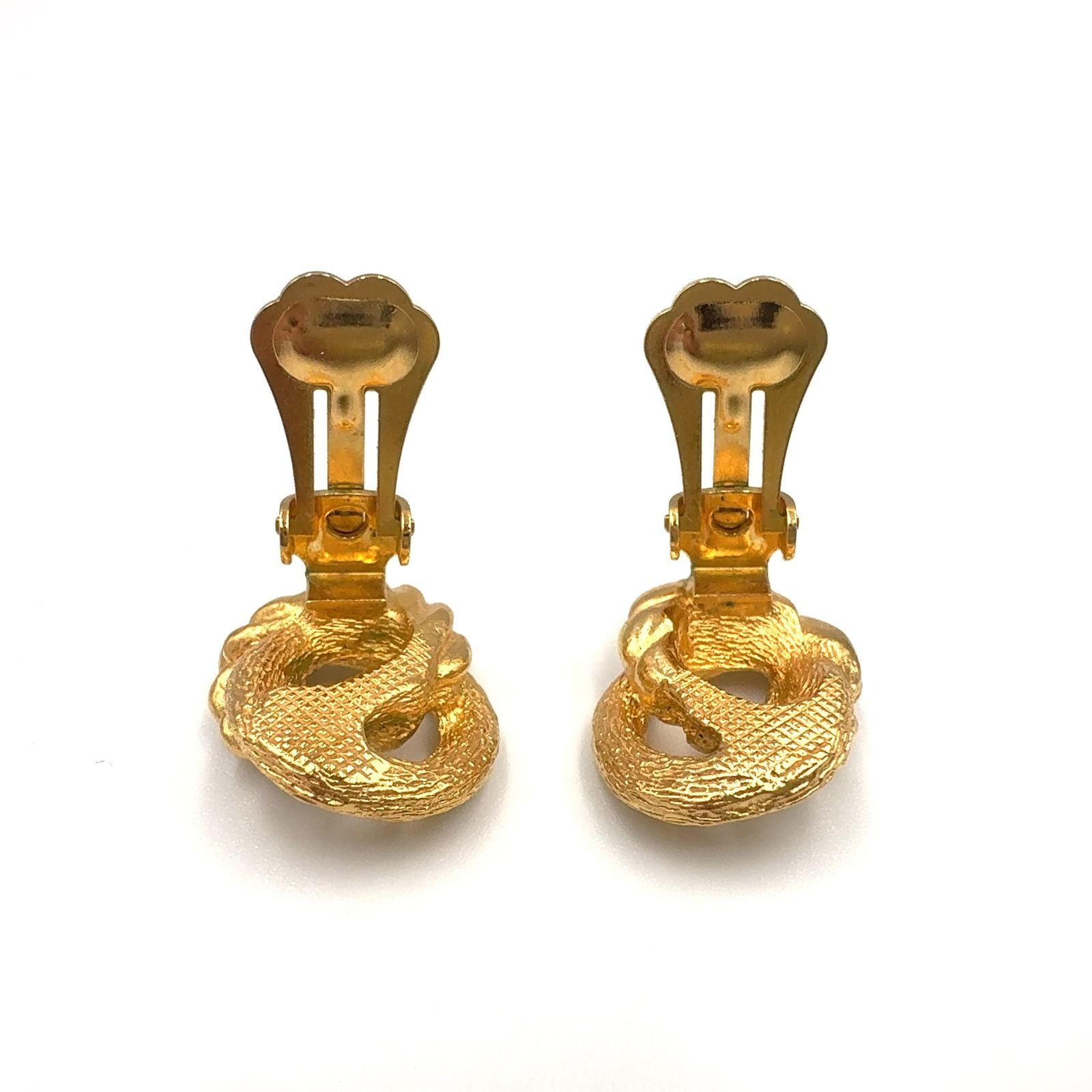 Dior Twist Gold Plated Earrings — view 8