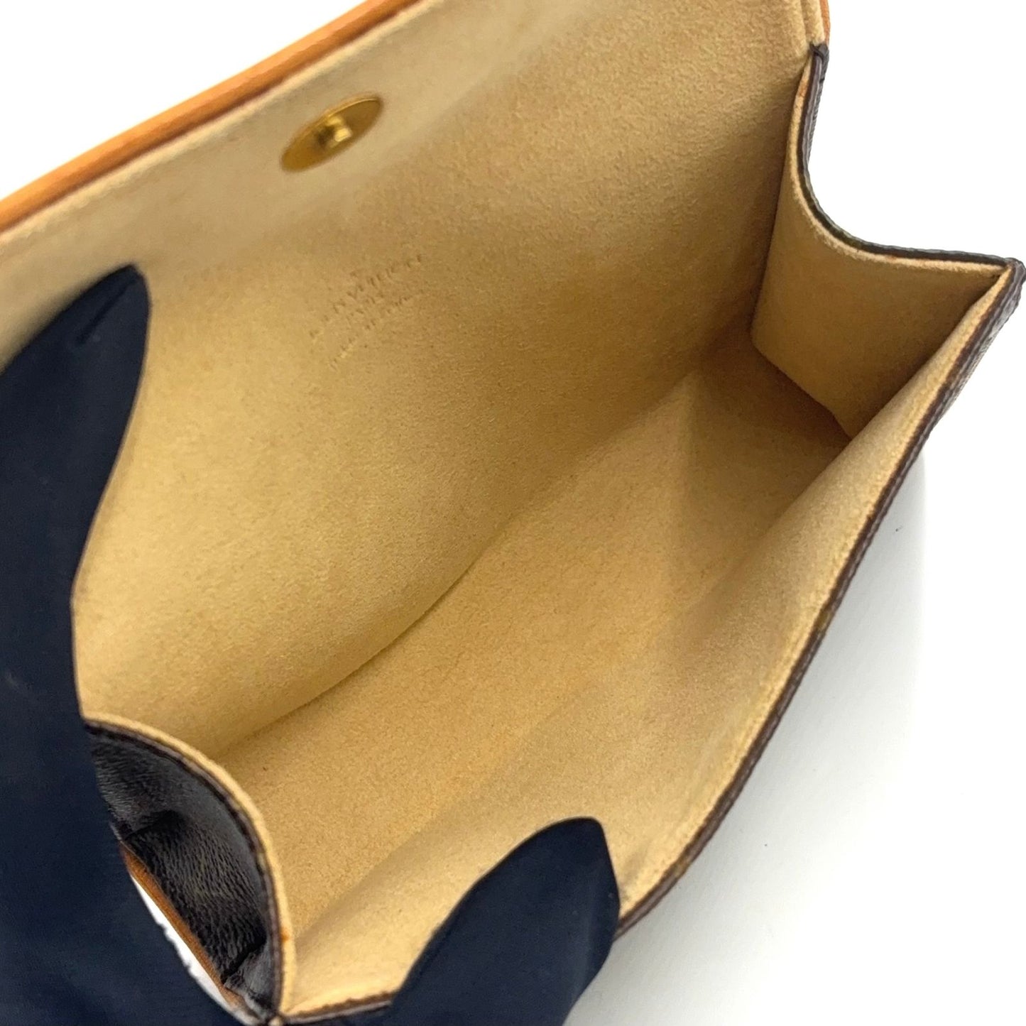 Louis Vuitton Pochette Twin PM Monogram XS Leather Brown Shoulder Bag Gold — view 4