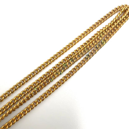 Dior CD Logo Oval Gold Plated Necklace — view 8