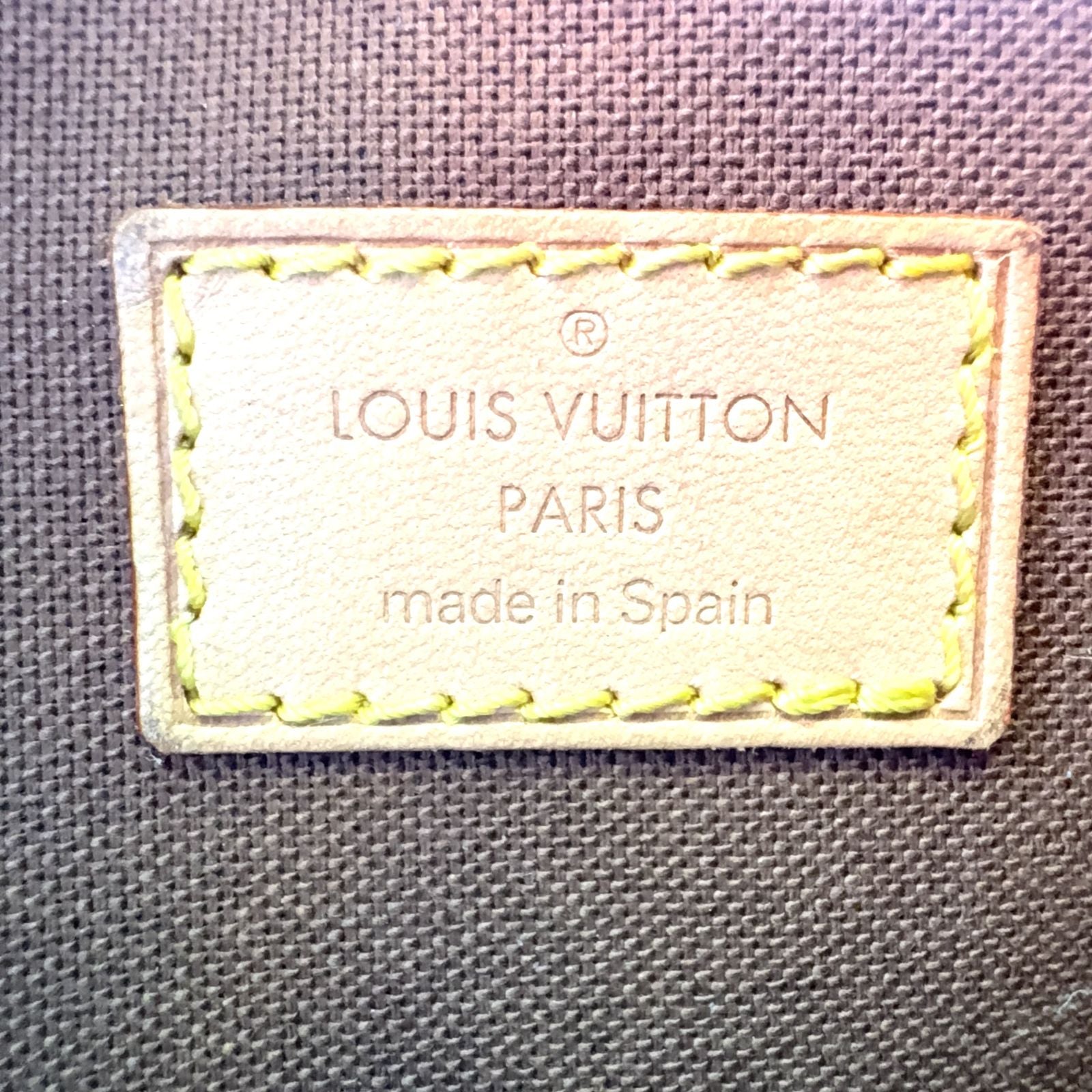 Louis Vuitton Pochette Gange Monogram Leather Brown Belt Bag Gold — view 4