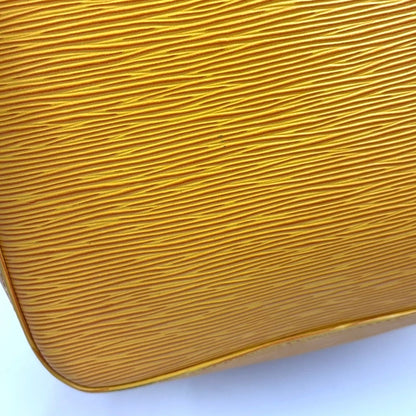 Louis Vuitton Petit Noe Epi Tassili Yellow Leather Shoulder Bag Gold — view 6