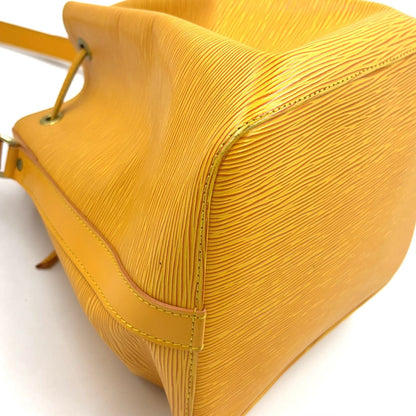 Louis Vuitton Petit Noe Epi Tassili Yellow Leather Shoulder Bag Gold — view 8