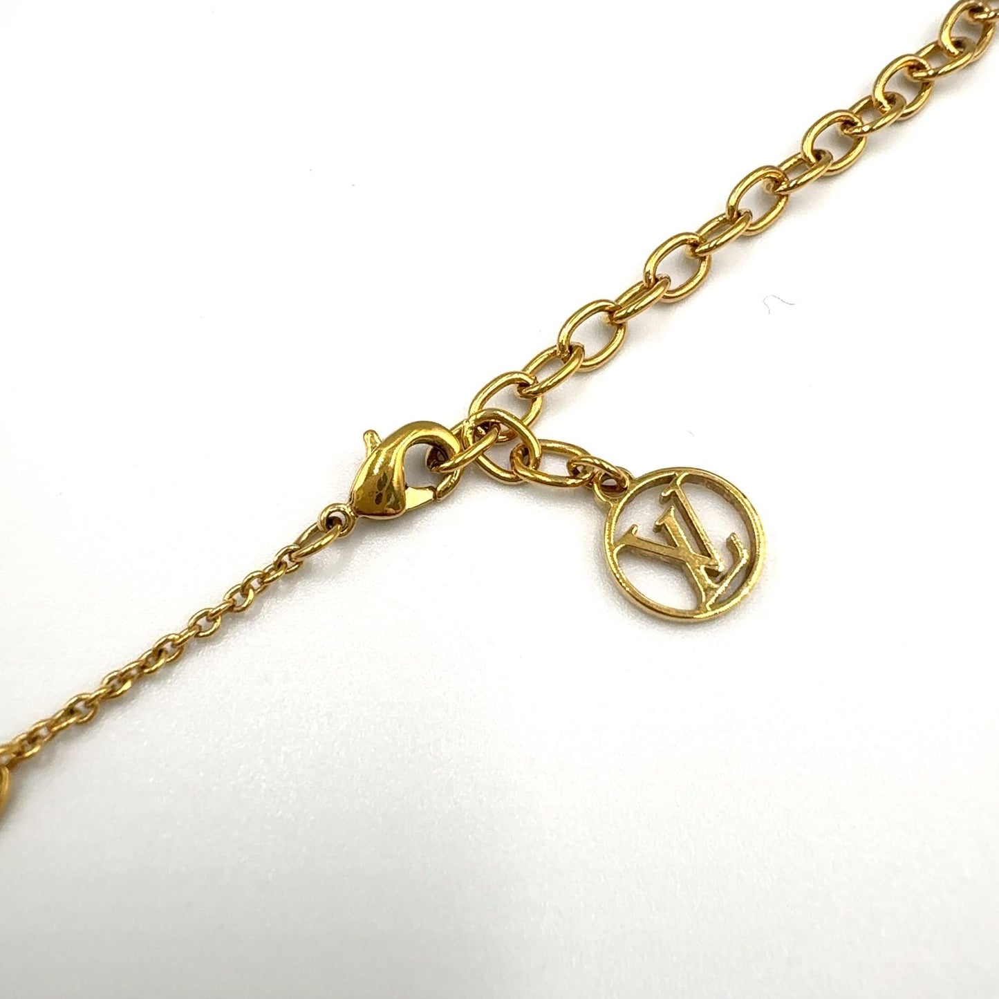 Louis Vuitton LV Iconic Enamel Gold Pink Necklace — view 7
