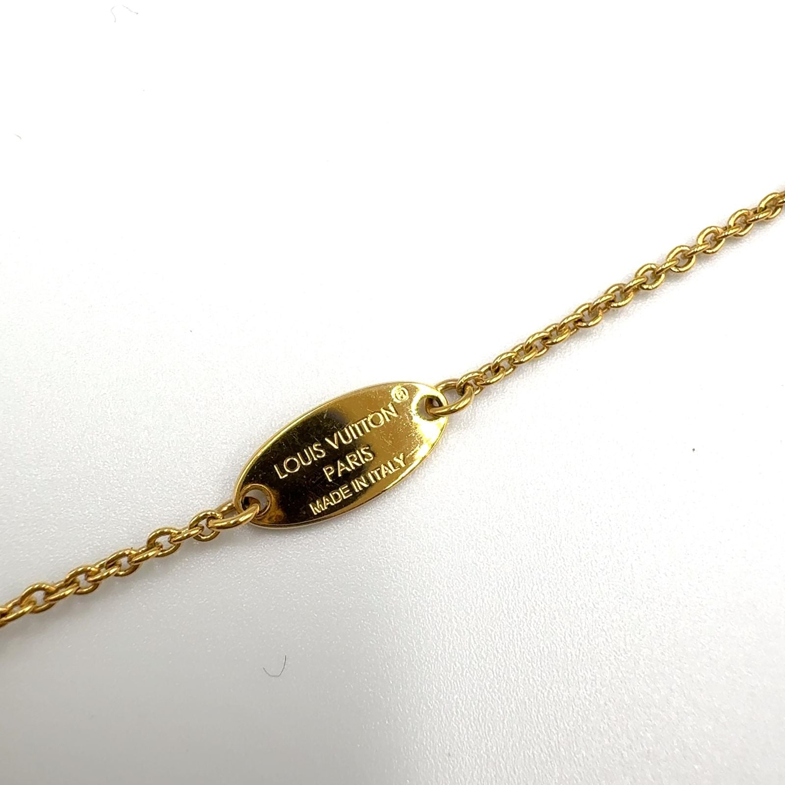 Louis Vuitton LV Iconic Enamel Gold Pink Necklace — view 4