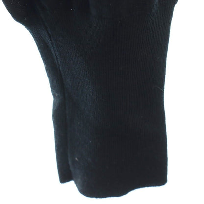 Hermes Gaultier Era Collared Knit Cardigan Long Sleeve 42 Black — view 4