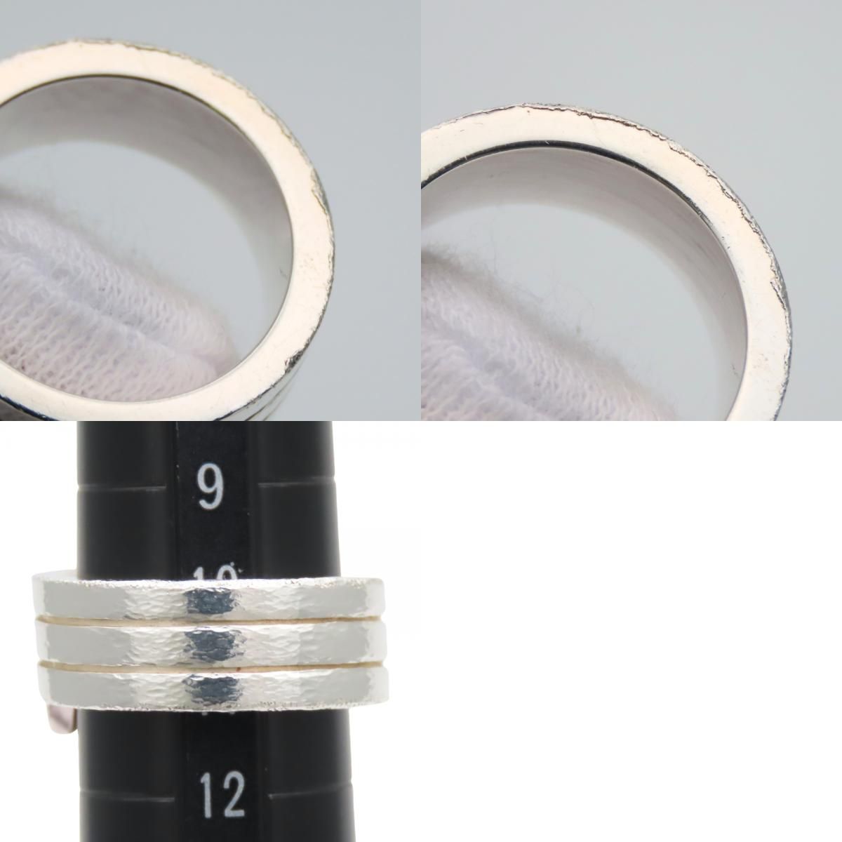 Hermes Ring Italic 51 925 Sterling Silver