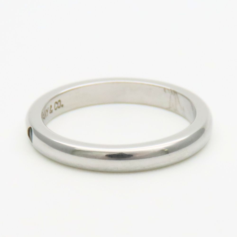 Tiffany & Co Ring Stacking Band 925 Sterling Silver Emerald Elsa Peretti