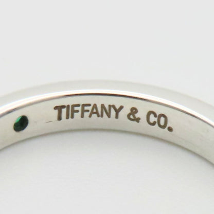 Tiffany & Co Ring Stacking Band 925 Sterling Silver Emerald Elsa Peretti