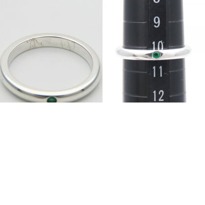 Tiffany & Co Ring Stacking Band 925 Sterling Silver Emerald Elsa Peretti