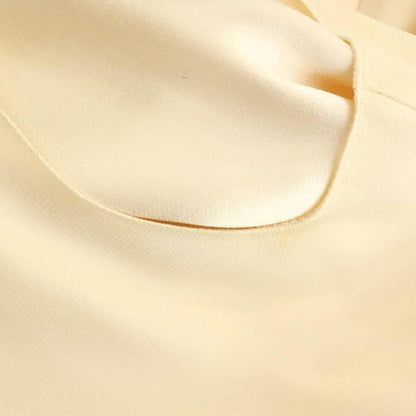 Chanel Silk Sleeveless Top Pullover 38 Off Beige — view 8