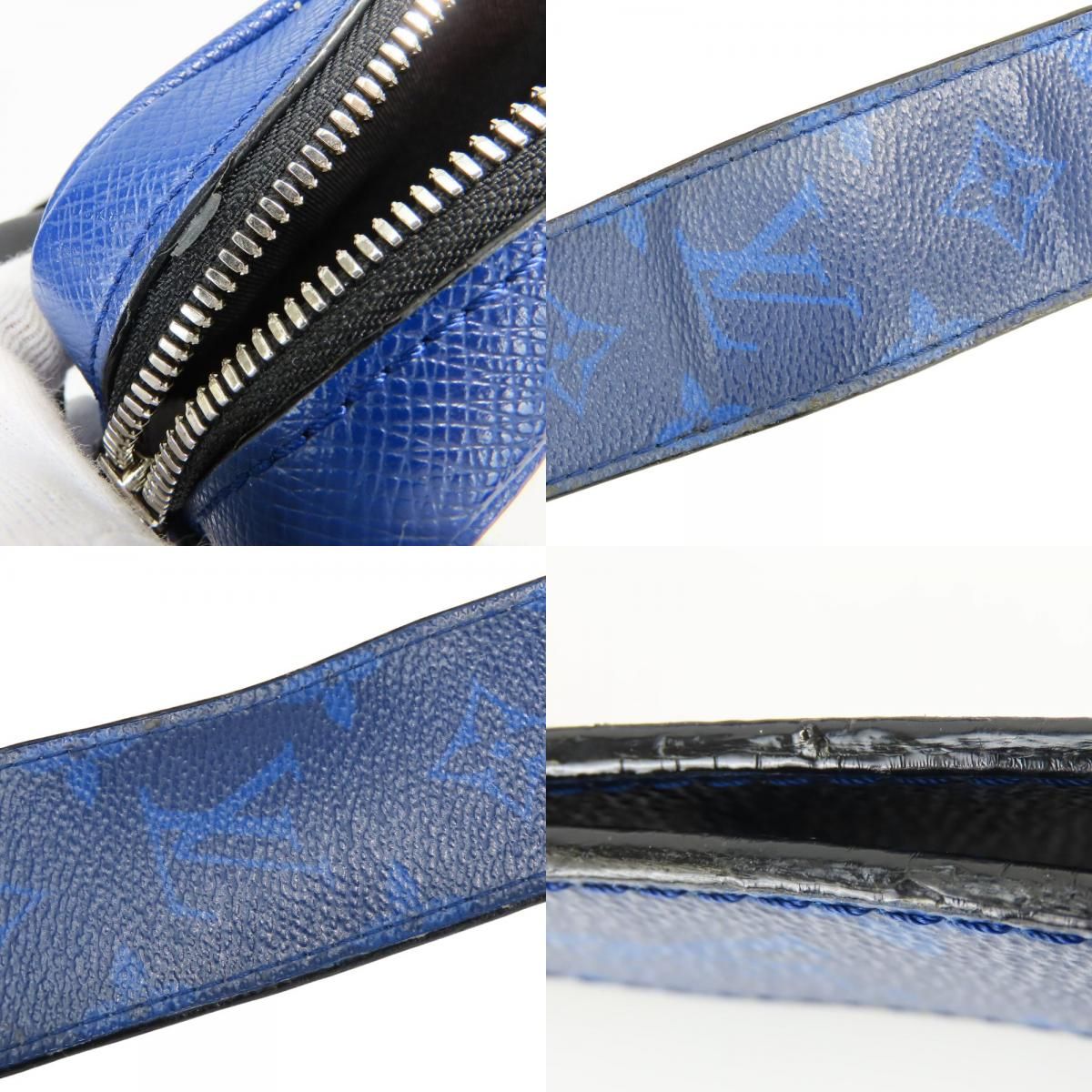 Louis Vuitton Shoulder Bag Outdoor Messenger PM Monogram Taiga Cobalt Crossbody