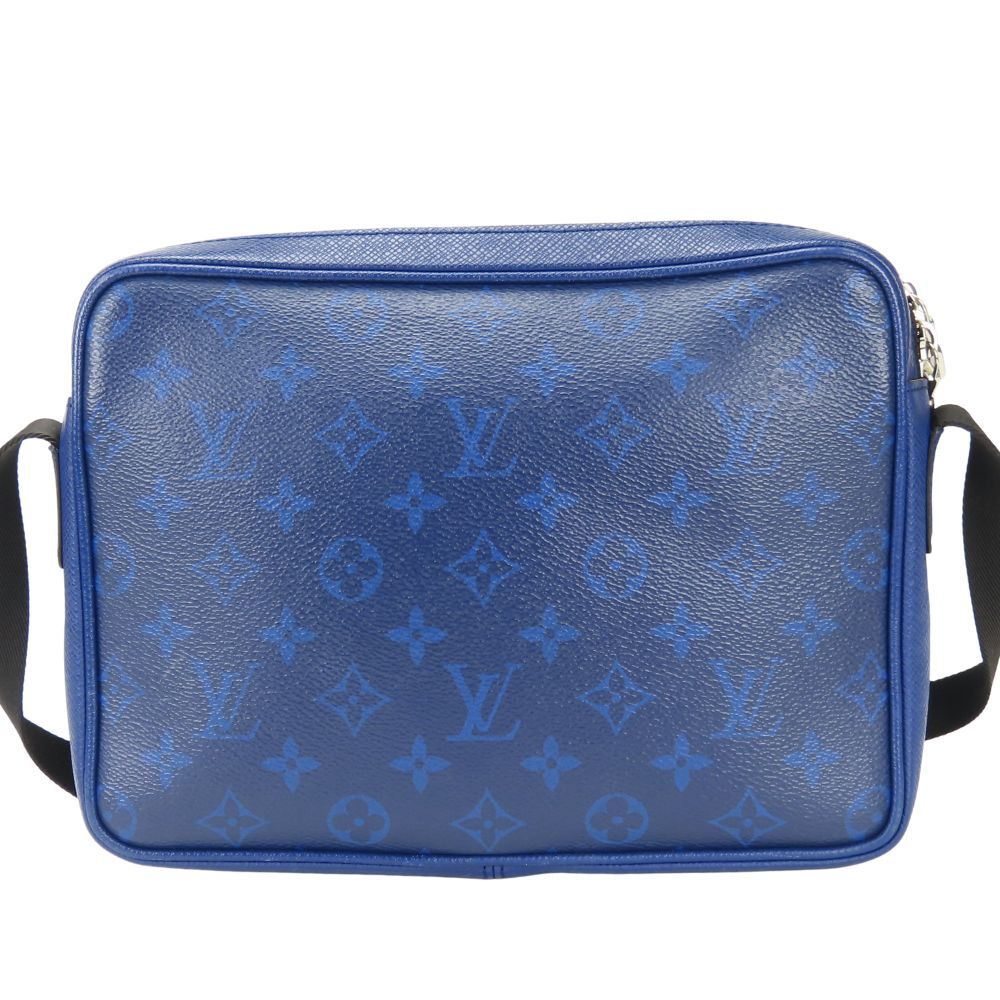 Louis Vuitton Shoulder Bag Outdoor Messenger PM Monogram Taiga Cobalt Crossbody