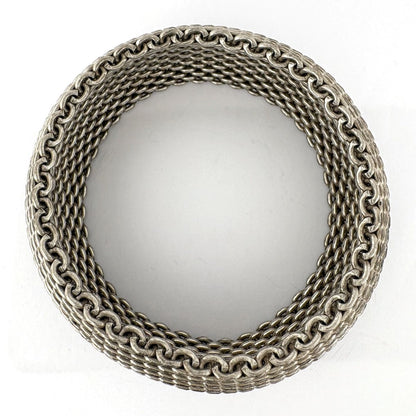 Tiffany & Co Somerset Bangle Mesh 925 Sterling Silver Bracelet — view 2