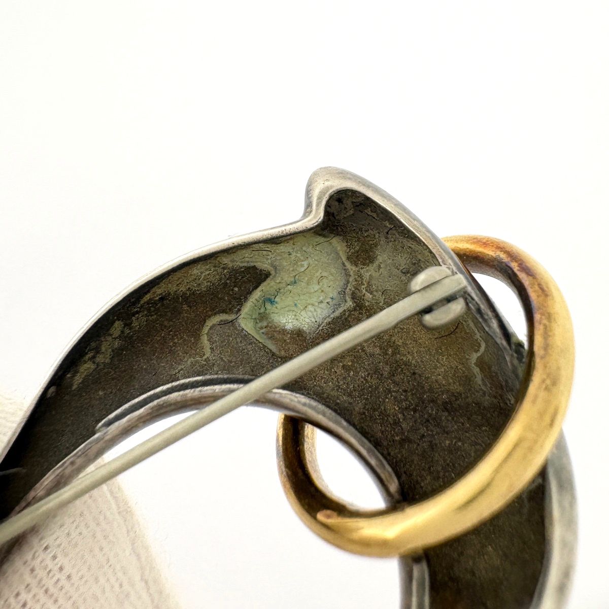 Tiffany & Co Dolphin Motif Brooch 925 Sterling Silver — view 5