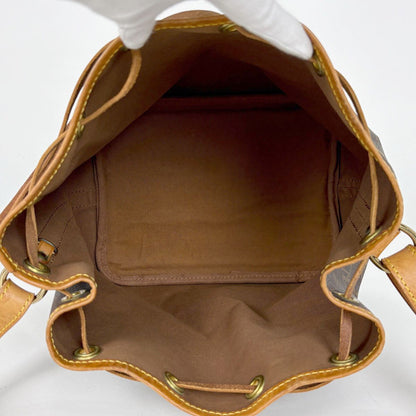 Louis Vuitton Petit Noe Shoulder Drawstring Bag Monogram Brown — view 8