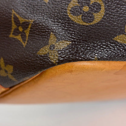 Louis Vuitton Petit Noe Shoulder Drawstring Bag Monogram Brown — view 3