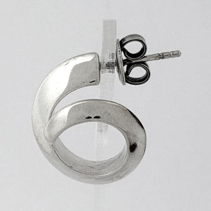 Bottega Veneta Spiral Earrings 925 Sterling Silver — view 2