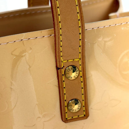 Louis Vuitton Reed PM Tote Monogram Vernis Marshmallow Pink — view 4