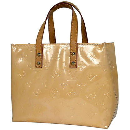 Louis Vuitton Reed PM Tote Monogram Vernis Marshmallow Pink
