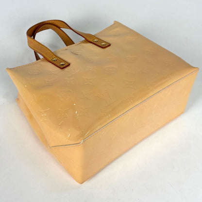 Louis Vuitton Reed PM Tote Monogram Vernis Marshmallow Pink — view 2