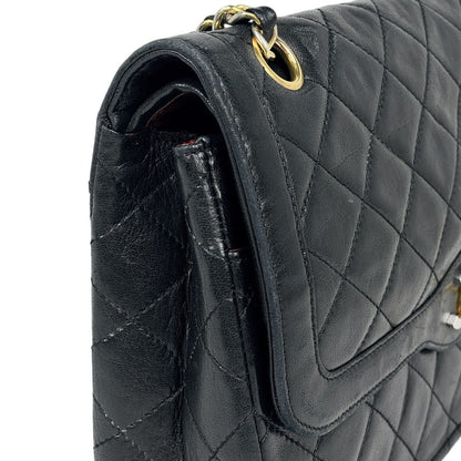 Chanel Limited Edition Quilted Double Flap Chain Shoulder Bag CC Logo Leather — view 7