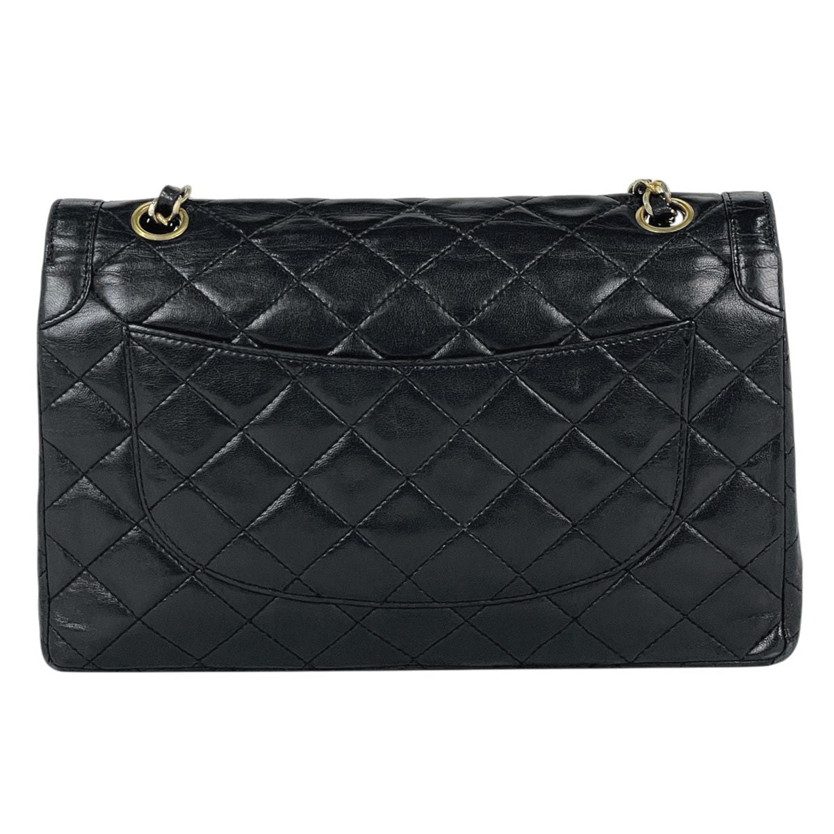 Chanel Limited Edition Quilted Double Flap Chain Shoulder Bag CC Logo Leather — view 3